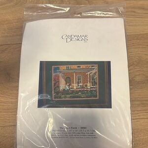 The Front Porch, a counted cross-stitch kit by Cadamar Designs